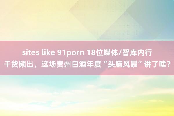 sites like 91porn 18位媒体/智库内行干货频出，这场贵州白酒年度“头脑风暴”讲了啥？