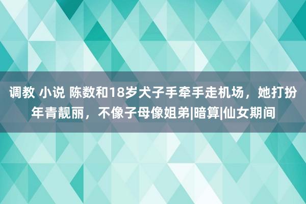 调教 小说 陈数和18岁犬子手牵手走机场，她打扮年青靓丽，不像子母像姐弟|暗算|仙女期间