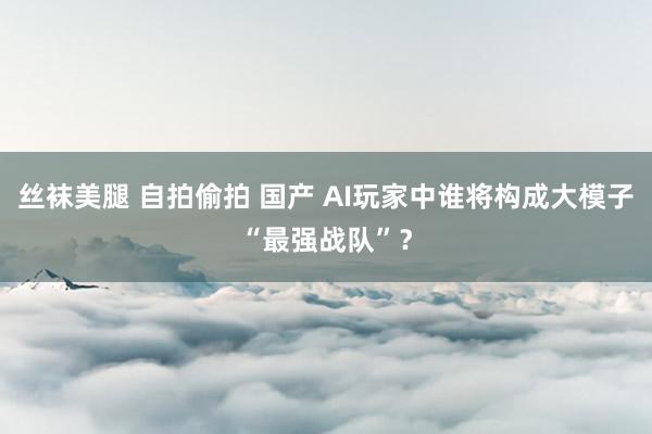 丝袜美腿 自拍偷拍 国产 AI玩家中谁将构成大模子“最强战队”？